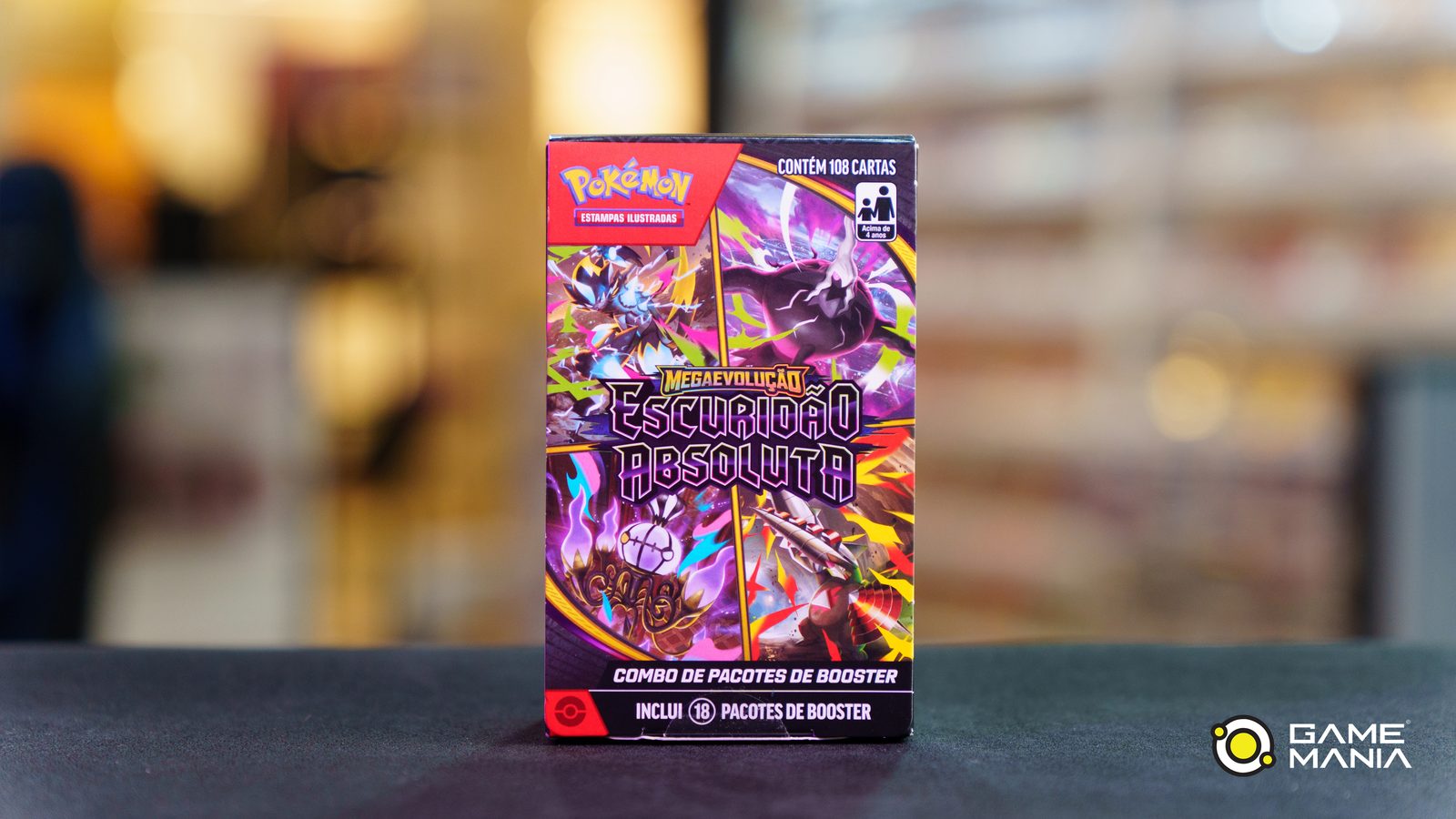 Combo de Pacotes de Booster da coleção Escuridão Absoluta
